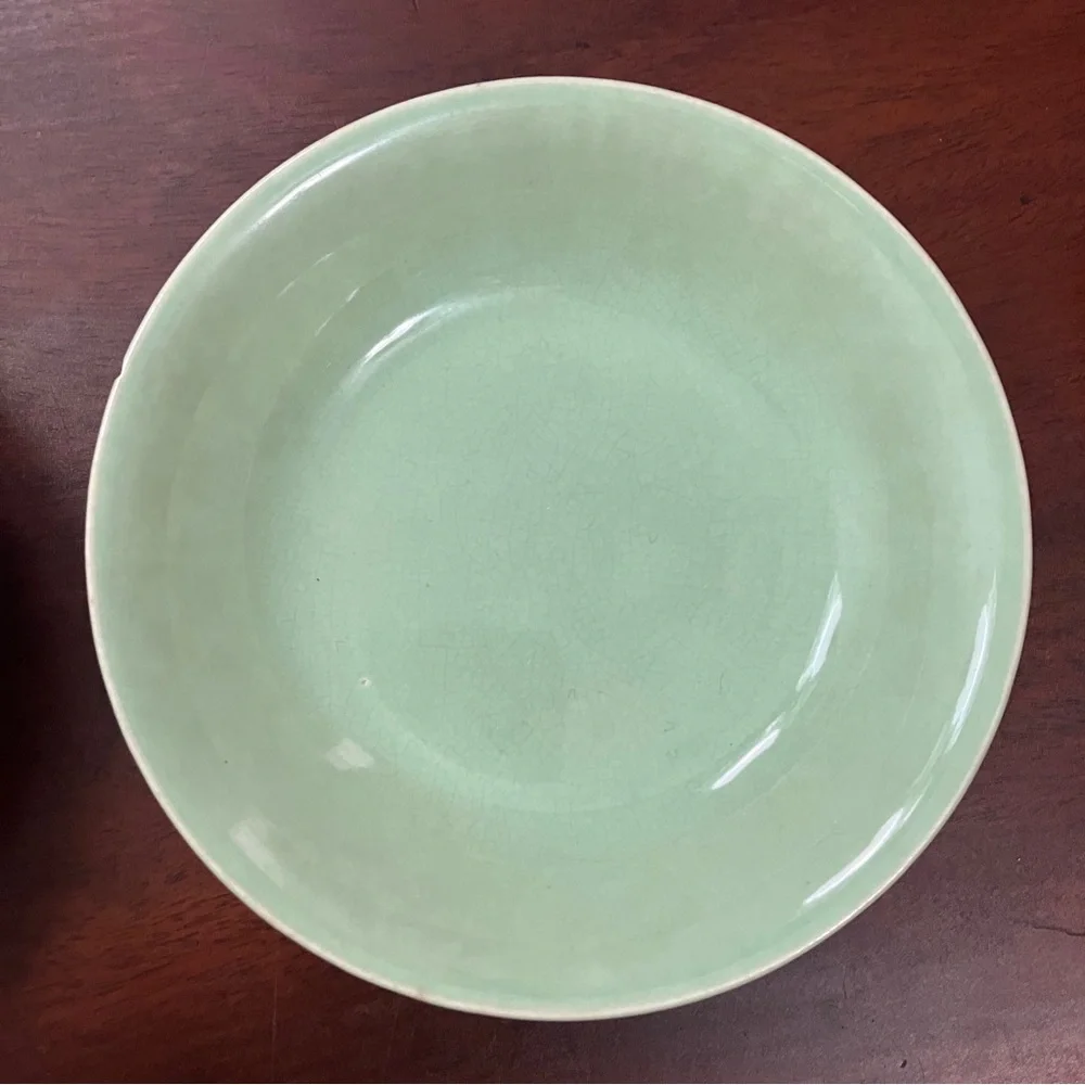 Set of 2 Vintage Cambridge Universal 5.25” Pastel Pink & Green Berry Bowls